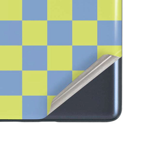 Neon Checkered Galaxy S20 Fan Edition Skin