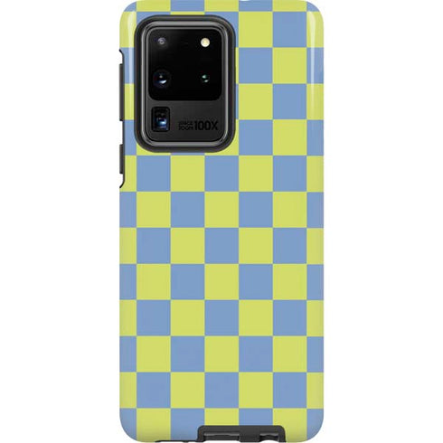 Neon Checkered Galaxy S20 Ultra 5G Pro Case