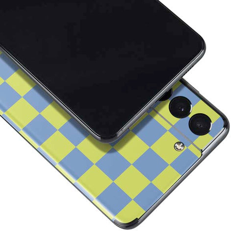 Neon Checkered Galaxy S21 5G Skin