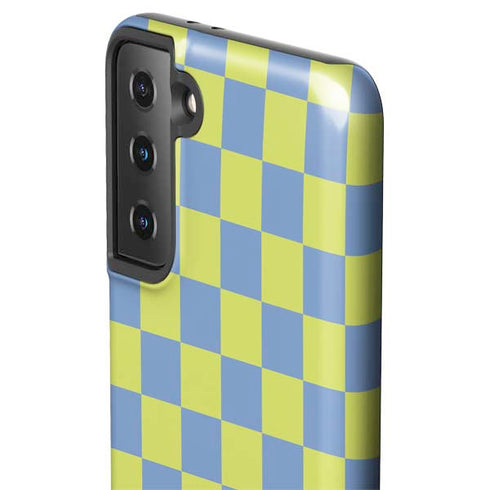 Neon Checkered Galaxy S21 FE Pro Case