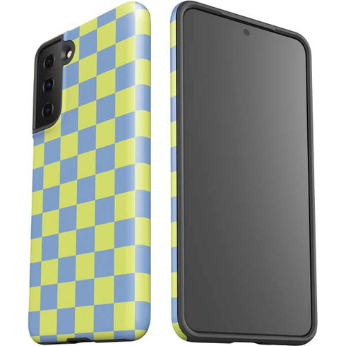 Neon Checkered Galaxy S21 FE Pro Case