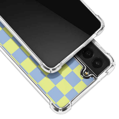 Neon Checkered Galaxy S21 Plus 5G Clear Case