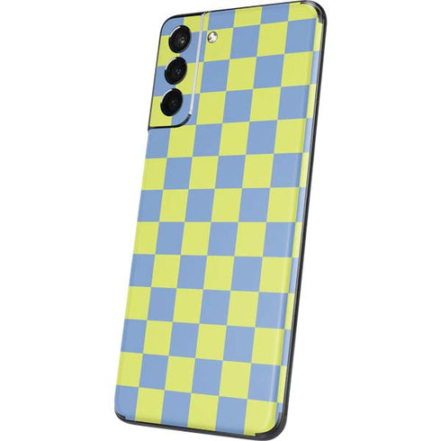 Neon Checkered Galaxy S21 Plus 5G Skin