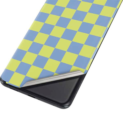 Neon Checkered Galaxy S21 Ultra 5G Skin