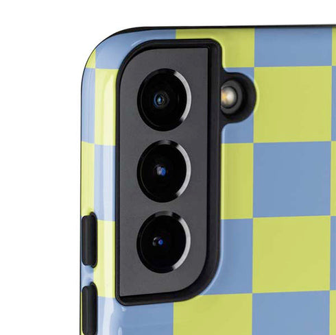 Neon Checkered Galaxy S22 Plus Pro Case