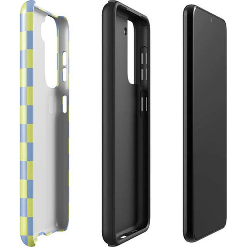 Neon Checkered Galaxy S22 Plus Pro Case