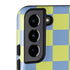 Neon Checkered Galaxy S22 Pro Case