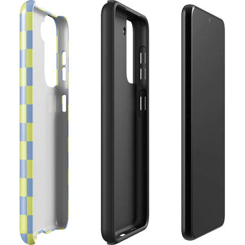 Neon Checkered Galaxy S22 Pro Case