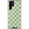 Neon Checkered Galaxy S22 Ultra Clear Case