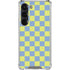 Neon Checkered Galaxy S23 Clear Case