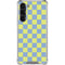 Neon Checkered Galaxy S23 Plus Clear Case