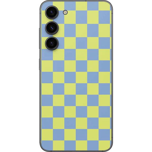 Neon Checkered Galaxy S23 Plus Skin