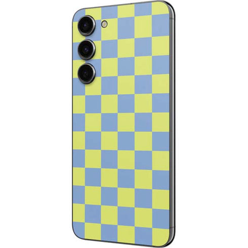 Neon Checkered Galaxy S23 Plus Skin