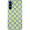 Neon Checkered Galaxy S24 Clear Case