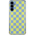 Neon Checkered Galaxy S24 Clear Case