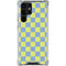 Neon Checkered Galaxy S24 Ultra Clear Case