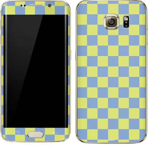 Neon Checkered Galaxy S7 Edge Skin