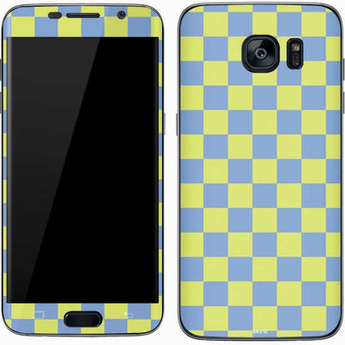 Neon Checkered Galaxy S7 Skin