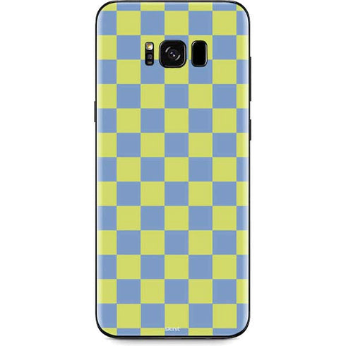 Neon Checkered Galaxy S8 Skin