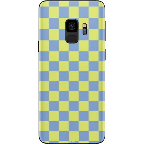 Neon Checkered Galaxy S9 Skin