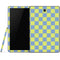 Neon Checkered Samsung Galaxy Tab Skin