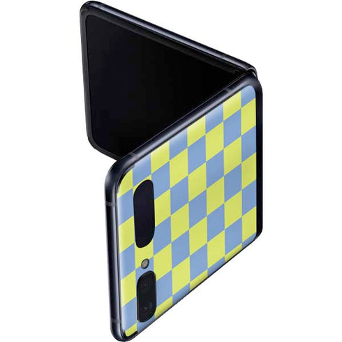 Neon Checkered Galaxy Z Flip Skin