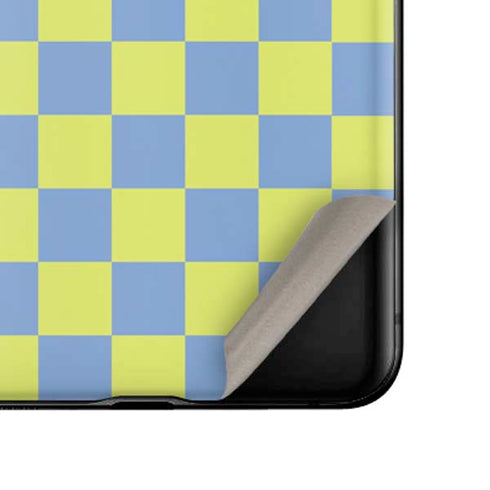 Neon Checkered Galaxy Z Flip Skin