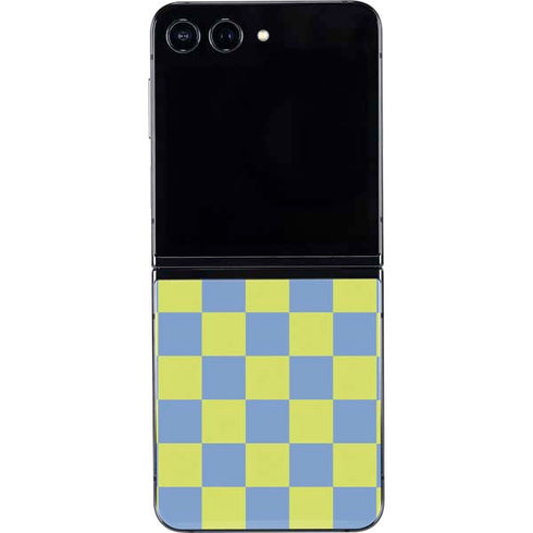 Neon Checkered Galaxy Z Flip5 5G Skin