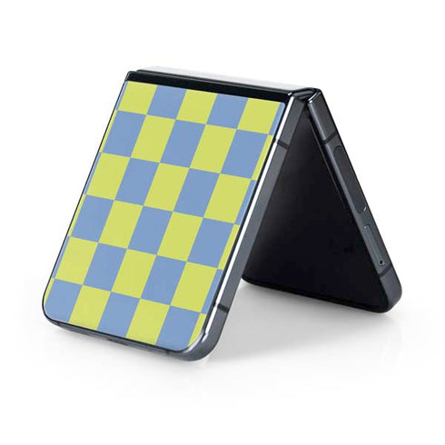 Neon Checkered Galaxy Z Flip5 5G Skin