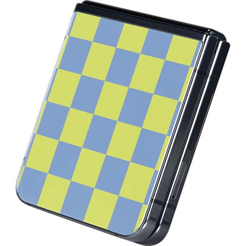 Neon Checkered Galaxy Z Flip5 5G Skin