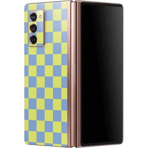 Neon Checkered Galaxy Z Fold2 5G Skin