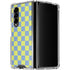 Neon Checkered Galaxy Z Fold4 5G Clear Case