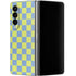 Neon Checkered Galaxy Z Fold4 5G Skin