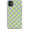 Neon Checkered iPhone 11 Clear Case