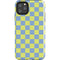 Neon Checkered iPhone 11 Pro Max Impact Case