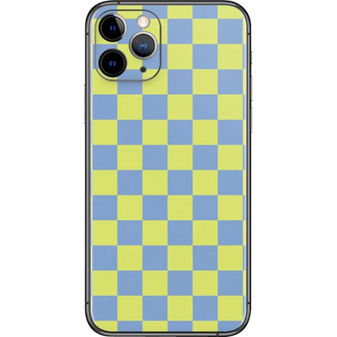 Neon Checkered iPhone 11 Pro Skin