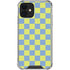 Neon Checkered iPhone 12 Clear Case