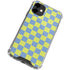 Neon Checkered iPhone 12 Clear Case