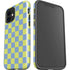 Neon Checkered iPhone 12 Impact Case