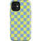 Neon Checkered iPhone 12 Mini Impact Case