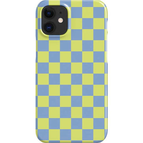 Neon Checkered iPhone 12 Mini Lite Case