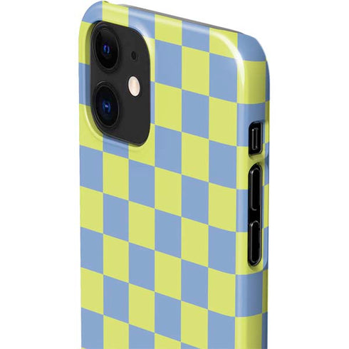 Neon Checkered iPhone 12 Mini Lite Case