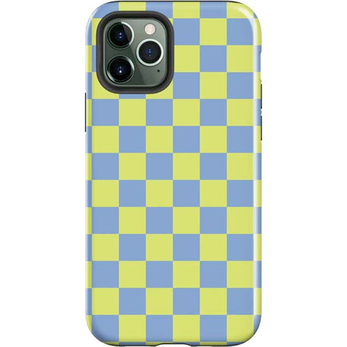Neon Checkered iPhone 12 Pro Impact Case
