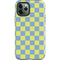 Neon Checkered iPhone 12 Pro Impact Case