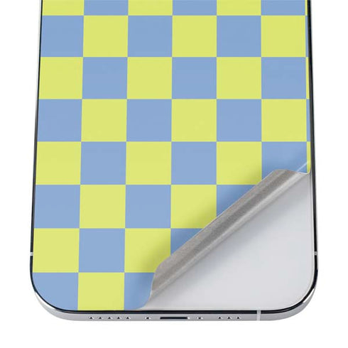 Neon Checkered iPhone 12 Pro Max Skin
