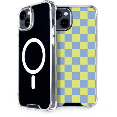 Neon Checkered iPhone 13 MagSafe Case
