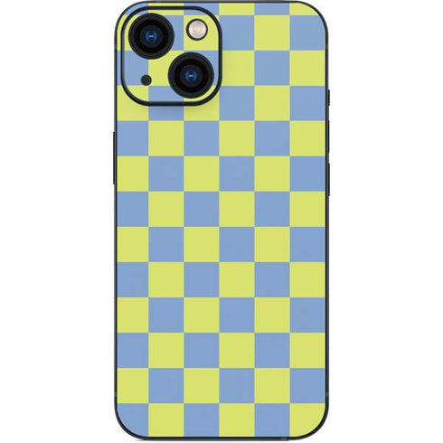 Neon Checkered iPhone 13 Mini Skin