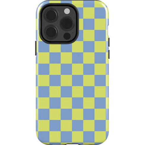 Neon Checkered iPhone 13 Pro Impact Case