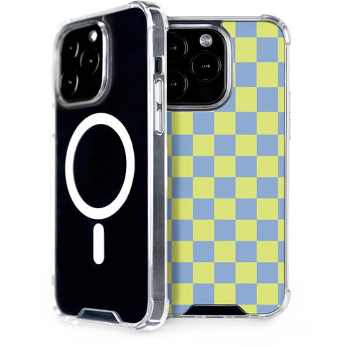 Neon Checkered iPhone 13 Pro MagSafe Case