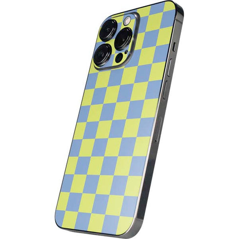 Neon Checkered iPhone 13 Pro Max Skin